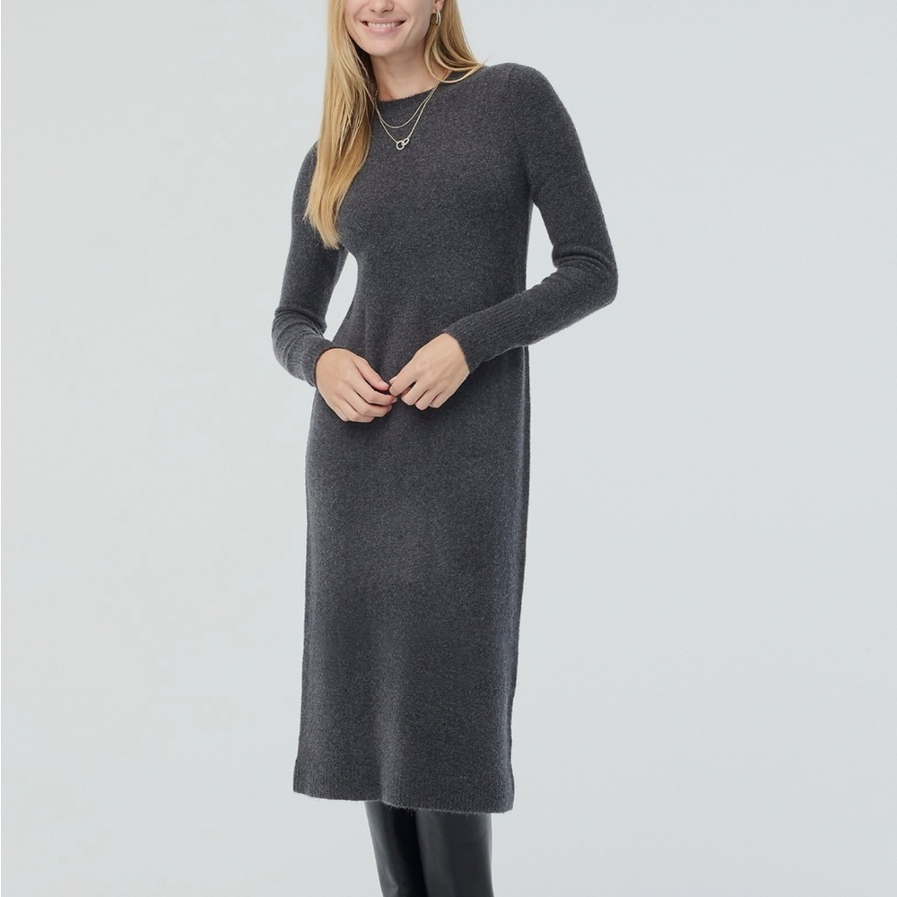 J. Crew Factory Gray Sweater Dress